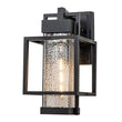 Load image into Gallery viewer, Farmhouze Light-Farmhouse 1-Light Hammered Glass Outdoor Wall Lantern-Wall Sconce-2 Packs-