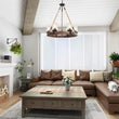 Load image into Gallery viewer, Farmhouze Light-Farmhouse 6 Light Circular Chandelier-Chandelier--