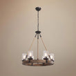 Load image into Gallery viewer, Farmhouze Light-Farmhouse 6 Light Circular Chandelier-Chandelier--