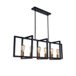 Load image into Gallery viewer, Farmhouze Light-Farmhouse 6-Light Rectangle Linear Chandelier-Chandelier--