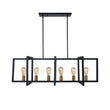 Load image into Gallery viewer, Farmhouze Light-Farmhouse 6-Light Rectangle Linear Chandelier-Chandelier--