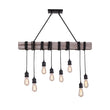 Load image into Gallery viewer, Farmhouze Light-Farmhouse 8 Light Kitchen Island Linear Pendant-Chandelier--