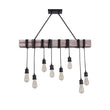 Load image into Gallery viewer, Farmhouze Light-Farmhouse 8 Light Kitchen Island Linear Pendant-Chandelier--