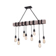 Load image into Gallery viewer, Farmhouze Light-Farmhouse 8 Light Kitchen Island Linear Pendant-Chandelier--
