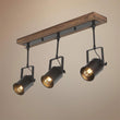 Load image into Gallery viewer, Farmhouze Light-Farmhouse Black 3 Light Track Ceiling Light-Ceiling Light--