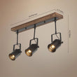 Load image into Gallery viewer, Farmhouze Light-Farmhouse Black 3 Light Track Ceiling Light-Ceiling Light--