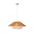 Load image into Gallery viewer, Farmhouze Light-Farmhouse Bohemian 1-Light Rope Cage Pendant Light-Chandelier-1-Light-Black+White