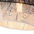 Load image into Gallery viewer, Farmhouze Light-Farmhouse Bohemian 1-Light Rope Cage Pendant Light-Chandelier-1-Light-Black+White
