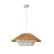 Load image into Gallery viewer, Farmhouze Light-Farmhouse Bohemian 1-Light Rope Cage Pendant Light-Chandelier-1-Light-Black+White