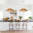 Load image into Gallery viewer, Farmhouze Light-Farmhouse Bohemian 1-Light Rope Cage Pendant Light-Chandelier-1-Light-Brown+White