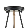 Load image into Gallery viewer, Farmhouze Light-Farmhouse Glass Lantern Semi Flush Mount-Ceiling Light--