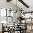Load image into Gallery viewer, Farmhouze Light-Farmhouse Globe Glass Modo Chandelier-Chandelier-10 Lights-