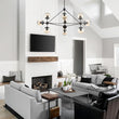 Load image into Gallery viewer, Farmhouze Light-Farmhouse Globe Shade Glass Chandelier-Chandelier-10 Lights-