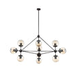 Load image into Gallery viewer, Farmhouze Light-Farmhouse Globe Shade Glass Chandelier-Chandelier-10 Lights-