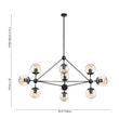Load image into Gallery viewer, Farmhouze Light-Farmhouse Globe Shade Glass Chandelier-Chandelier-15 Lights-