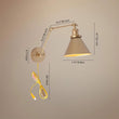 Load image into Gallery viewer, Farmhouze Light-Farmhouse Gold Swing Arm Wall Sconce-Wall Sconce-Black-