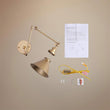 Load image into Gallery viewer, Farmhouze Light-Farmhouse Gold Swing Arm Wall Sconce-Wall Sconce-Black-