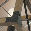 Load image into Gallery viewer, Farmhouze Light-Farmhouse Rectangle Wood Cage 5 Light Cross-iron Chandelier-Chandelier--
