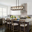 Load image into Gallery viewer, Farmhouze Light-Farmhouse Rectangle Wood Cage 5 Light Cross-iron Chandelier-Chandelier--