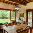 Load image into Gallery viewer, Farmhouze Light-Farmhouse Trapezoid Hanging 4 Light Chandelier-Chandelier-Brown-
