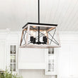 Load image into Gallery viewer, Farmhouze Light-Farmhouse Trapezoid Hanging 4 Light Chandelier-Chandelier-White-
