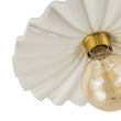 Load image into Gallery viewer, Farmhouze Light-French Farmhouse Ceramic Brass 1-Light Ceiling Light-Ceiling Light-Antique Brass-