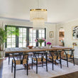Load image into Gallery viewer, Farmhouze Light-Glam 2-Tier LED Brass Round Fringe Crystal Chandelier-Chandelier-Brass-