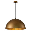 Load image into Gallery viewer, Farmhouze Light-Industrial 1-Light Hammered Oversized Metal Dome Pendant-Chandelier-Dark Silver-23in