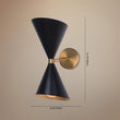 Load image into Gallery viewer, Farmhouze Light-Mid Century 2-Light Cone Wall Sconce-Wall Sconce--