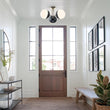 Load image into Gallery viewer, Farmhouze Light-Mid-century 3-Light Opal Glass Globe Ceiling Light-Ceiling Light-Brass-