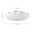 Load image into Gallery viewer, Farmhouze Light-Mid-century White Silk Flush Mount Light-Ceiling Light-M-
