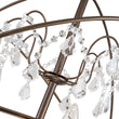 Load image into Gallery viewer, Farmhouze Light-Modern Farmhouse 8-Light Crystal Orb Chandelier-Chandelier-Nickel-