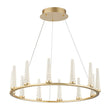Load image into Gallery viewer, Farmhouze Light-Modern Gold Dimmable LED Wagon Wheel Chandelier-Chandelier-12-Light/1-Tired (Pre-Order)-
