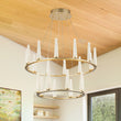 Load image into Gallery viewer, Farmhouze Light-Modern Gold Dimmable LED Wagon Wheel Chandelier-Chandelier-12-Light/1-Tired (Pre-Order)-