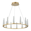 Load image into Gallery viewer, Farmhouze Light-Modern Gold Dimmable LED Wagon Wheel Chandelier-Chandelier-12-Light/1-Tired (Pre-Order)-