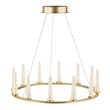Load image into Gallery viewer, Farmhouze Light-Modern Gold Dimmable LED Wagon Wheel Chandelier-Chandelier-20-Light/2-Tired (Pre-Order)-
