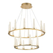 Load image into Gallery viewer, Farmhouze Light-Modern Gold Dimmable LED Wagon Wheel Chandelier-Chandelier-20-Light/2-Tired (Pre-Order)-