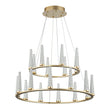 Load image into Gallery viewer, Farmhouze Light-Modern Gold Dimmable LED Wagon Wheel Chandelier-Chandelier-20-Light/2-Tired (Pre-Order)-