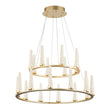 Load image into Gallery viewer, Farmhouze Light-Modern Gold Dimmable LED Wagon Wheel Chandelier-Chandelier-20-Light/2-Tired (Pre-Order)-