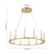Load image into Gallery viewer, Farmhouze Light-Modern Gold Dimmable LED Wagon Wheel Chandelier-Chandelier-20-Light/2-Tired (Pre-Order)-