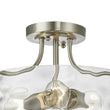 Load image into Gallery viewer, Farmhouze Light-Round Hammered Glass Semi Flush Mount-Ceiling Light--