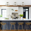 Load image into Gallery viewer, Farmhouze Light-Round Hammered Glass Semi Flush Mount-Ceiling Light--