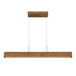 Load image into Gallery viewer, Farmhouze Light-Rustic Linear Wood Dimmable LED Kitchen Island Pendant -Chandelier-Walnut-