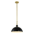 Load image into Gallery viewer, Farmhouze Light-Scandinavian 1-Light Iron Dome Pendant Light-Pendant-White-