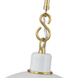 Load image into Gallery viewer, Farmhouze Light-Scandinavian 1-Light Iron Dome Pendant Light-Pendant-White-
