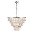 Load image into Gallery viewer, Farmhouze Light-Sparkle Chrome Tiered Tassel Crystal Chandelier-Chandelier-Chrome-