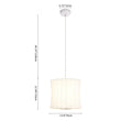 Load image into Gallery viewer, Farmhouze Light-White Fabric Lantern Pendant Light-Pendant-Ball-
