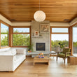 Load image into Gallery viewer, Farmhouze Light-White Fabric Lantern Pendant Light-Pendant-Ball-