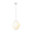 Load image into Gallery viewer, Farmhouze Light-White Fabric Lantern Pendant Light-Pendant-Pear-