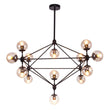 Load image into Gallery viewer, Farmhouze Lighting-Farmhouse Globe Shade Glass Chandelier-Chandelier-Default Title-